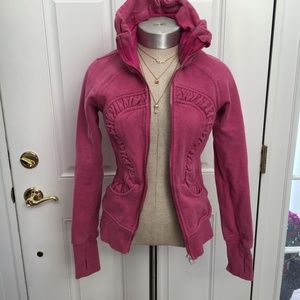 Lululemon Pink Zip Up Jacket
